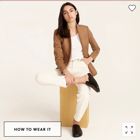 J. Crew Regent Blazer in Camel - never worn (size 6)